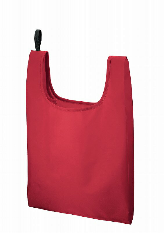 ＼店舗 業務用 物販向け 機能付きバッグ/【ポリマルシェバッグレッド】 ” 店舗用・業務用の備品・記念品・販売用グッズなどに”/” 展示会・セミナー来場ノベルティや記念品向けの商品として”