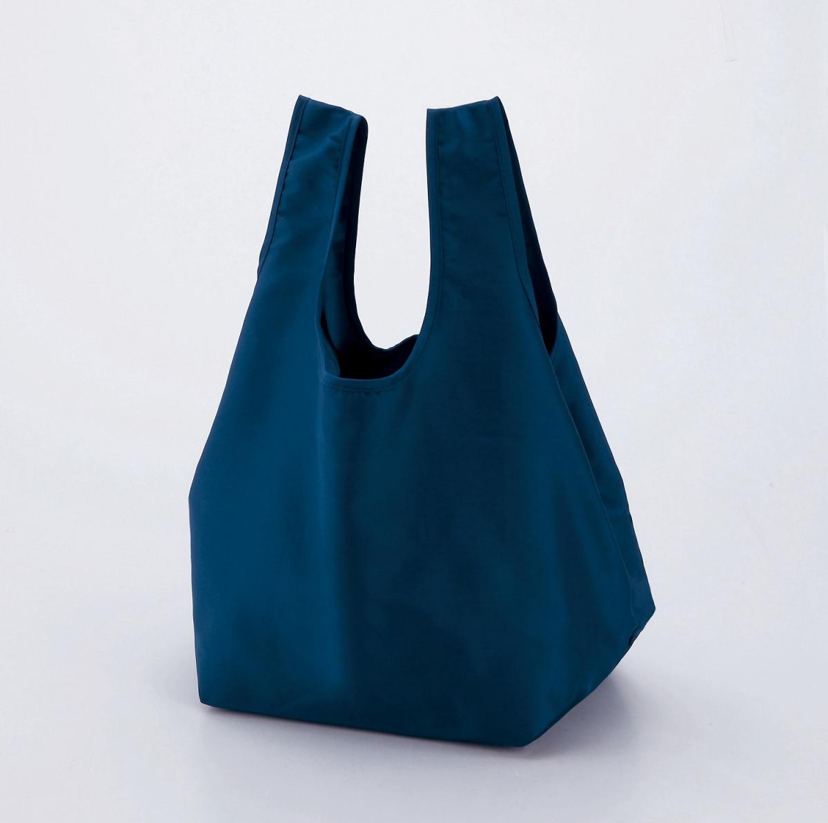 ＼名入れ ロゴ入れ オリジナル 機能付きバッグ/【スペンザ・ソフト再生PETマチ広デリバッグ(ネイビー)】 ” 展示会・セミナー来場ノベルティや記念品向けの商品として”/” 店舗用・業務用の備品・記念品・販売用グッズなどに”