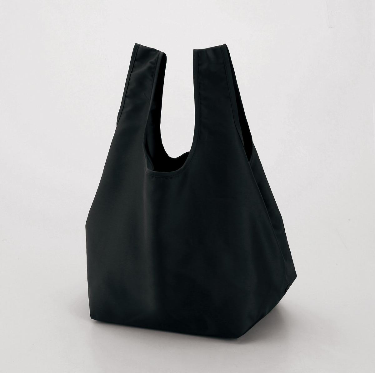 ＼店舗 業務用 物販向け 機能付きバッグ/【スペンザ・ソフト再生PETマチ広デリバッグ(ブラック)】 ” 展示会・セミナー来場ノベルティや記念品向けの商品として”/” 法人・企業・団体・ビジネス向けの記念品・販促ノベルティグッズに ”