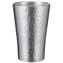 【錫製タンブラー 六花中 225ml 桐箱入り (のし印刷・ギフト包装サービス)】名入れ オリジナル 敬老会 名入れ向け タンブラー・グラス
