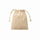 【シャンブリック巾着(SS) ベージュ】ノベルティ グッズ 低単価 汎用ポーチ・巾着