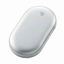【USBエコカイロ シルバー】販促品 安い 冬のあったかグッズ