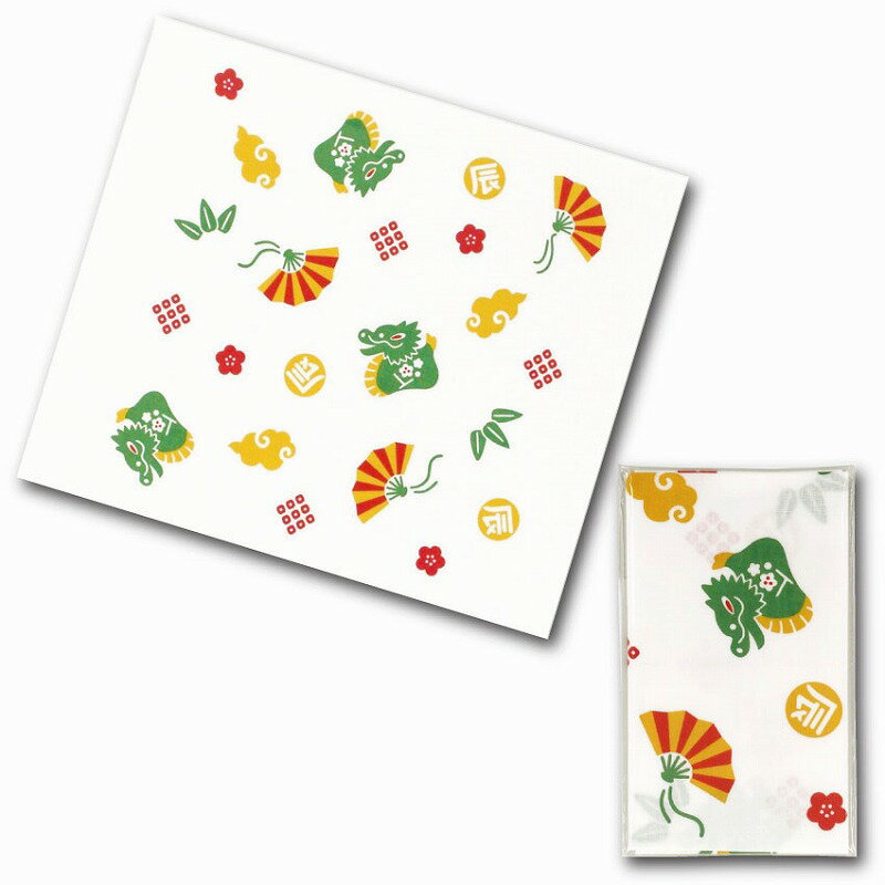 【干支ふきん(吉辰の宴)】ノベルティ グッズ 卸売り お正月・干支・福袋