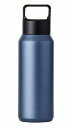 【真空ステンレス炭酸ボトル(600ml)(ネイビー)】 勤続記念 レジャーボトル ノーブランド保冷・保温