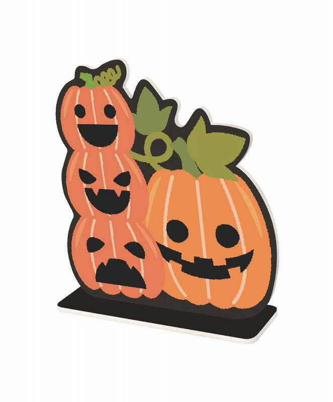 【[店舗装飾品] スタンドパネルカボチャ】販促品　店舗用　秋の店舗装飾品