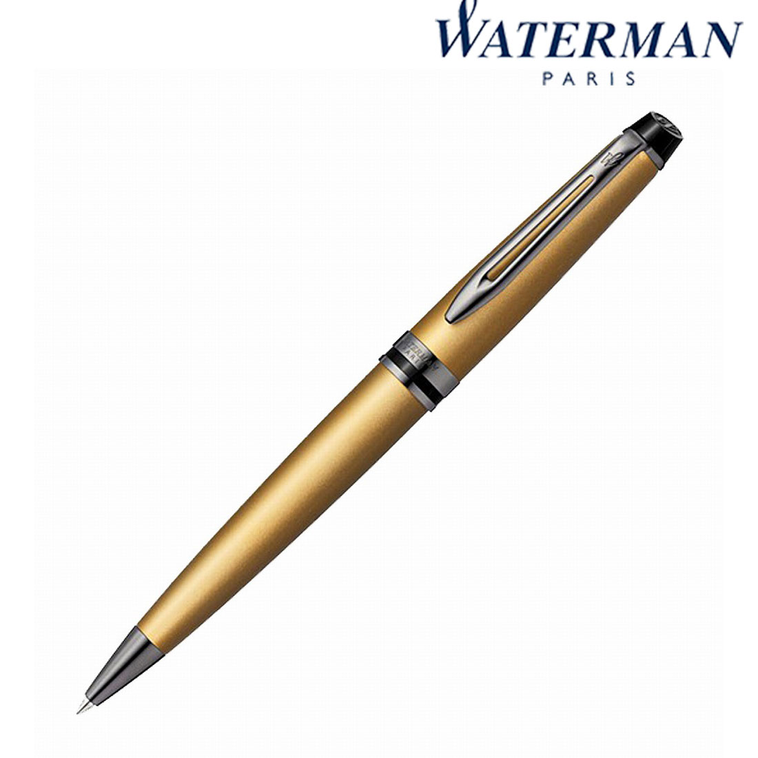 ＼ 記念品 ギフト　ブランド筆記具 / 【WATERMAN ウォーターマン ギフト包装 レーザー名入れ対応・エキスパート ゴールド RT BP】 ” 学校・高校・大学・専門学校の卒業記念品や周年記念品に ”
