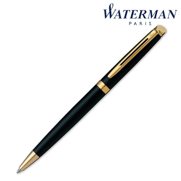 ＼ 記念品 ギフト　ブランド筆記具 / 【WATERMAN ウォーターマン ギフト包装 レーザー名入れ対応・メトロポリタン　エッセンシャル　マットブラックCT　BP】 ” 学校・高校・大学・専門学校の卒業記念品や周年記念品に ”