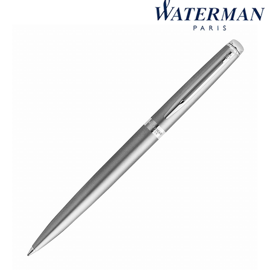 ＼ 名入れ ロゴ入れ オリジナル　ブランド筆記具 / 【WATERMAN ウォーターマン ギフト包装 レーザー名入れ対応・メトロポリタン エッセンシャル サテン CT BP】 ” 学生向け・中学生・高校生・大学生等に ”