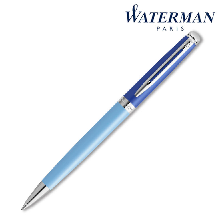 ＼ 名入れ ロゴ入れ オリジナル　ブランド筆記具 / 【WATERMAN ウォーターマン ギフト包装 レーザー名入れ対応・メトロポリタン エッセンシャル ブルーCT BP】 ” 学校・高校・大学・専門学校の卒業記念品や周年記念品に ”