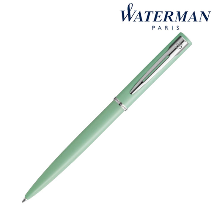 ＼ 記念品 ギフト　ブランド筆記具 / 【WATERMAN ウォーターマン ギフト包装 レーザー名入れ対応・アリュール パステルグリーン CT BP】 ” 学生向け・中学生・高校生・大学生等に ”