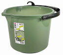 【O-S004 広口便利バケツ 10L グリーン】ノベルティ グッズ 安価 掃除・洗濯