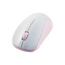 【エレコム 抗菌 Bluetooth5.0 静音IRマウス Mサイズ ピンク M-BY11BRSKPN】中学 高校 大学 卒業記念品 勤続記念 パソコン関連用品