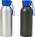 【アルミダイレクトボトル500ml(シリコンストラップ付)】 勤続記念 レジャーボトル ノーブランド(非ステンレス)