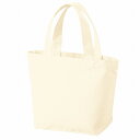 【キャンバスベーシックファスナートート(S) ナチュラル】名入れ オリジナル 卸売り 汎用トートバッグ