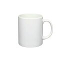 【陶器マグ ストレート(M) ホワイト】ノベルティ グッズ 名入れ陶器 名入れ向け 陶器