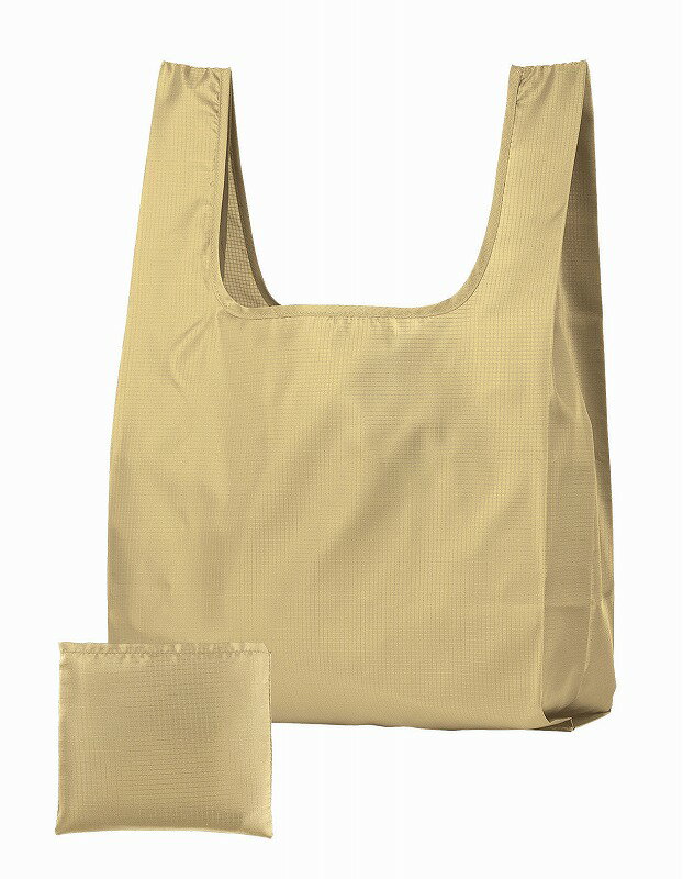 ＼ 名入れ ロゴ入れ オリジナル　汎用トートバッグ / 【テントクロス 折りたたみトート(ベージュ)】 ” ..