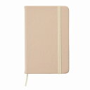 \販促品 ノベルティ グッズ 文房具・デスク周り/【リサイクルハードカバーノート(ベージュ)】 安い/安価