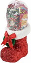 【クリスマス・ラメブーツ(中)お菓子入】ノベルティ 安価 クリスマス景品
