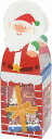 【クリスマス・クリアーケース(お菓子入・シール付)】景品 安価 クリスマス景品
