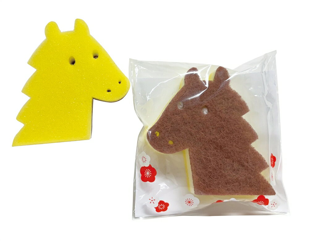 \販促品 ノベルティ グッズ お正月・干支・福袋/【干支スポンジ(午)】 ”特売・売り出し・イベント・抽選会向けのツールやキットなどに ”/” 店舗や施設での簡...