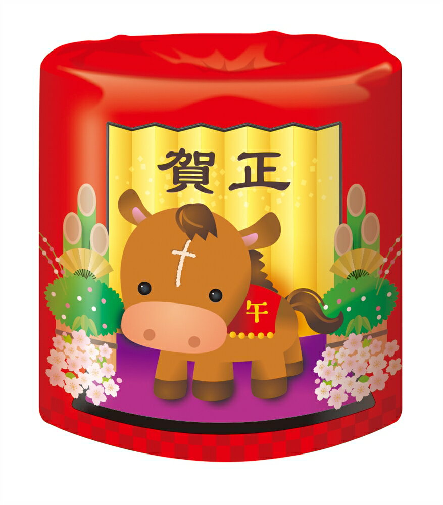 \販促品 ノベルティ グッズ お正月・干支・福袋/【干支(午)トイレットロールダブル(27.5m)】 ” 店舗や施設での簡易イベント企画に役立つ、縁日・お祭りセ...