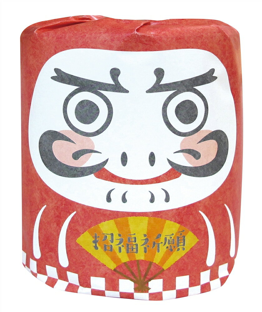 \販促品 ノベルティ グッズ お正月・干支・福袋/【招福ダルマトイレットロールダブル(30m)】 ” 家族・ファミリー層に人気の商品を集めました。”/”特売・売...