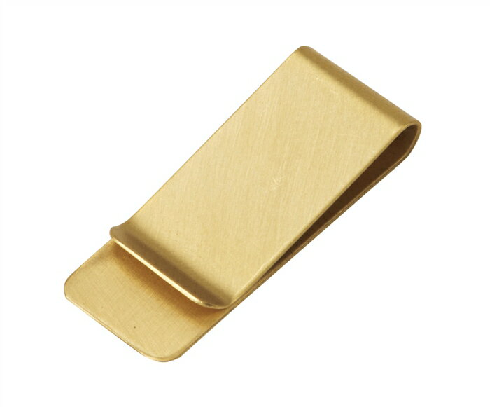 ＼販促品 ノベルティ グッズ　男性向け小物/【金色のマネークリップ】 ” 社員、従業員の勤続記念・表彰..