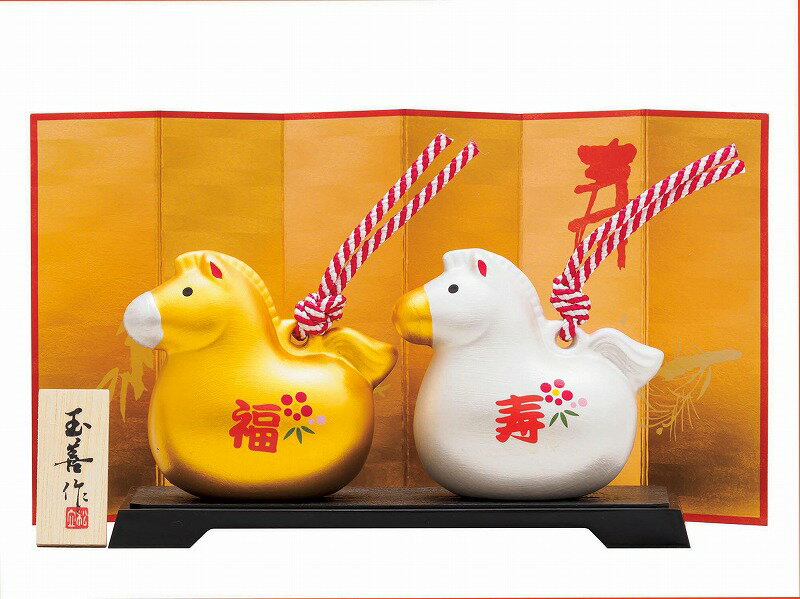 ＼販促品 ノベルティ グッズ お正月・干支・福袋/【開運干支 金銀土鈴 午】 ”特売・売り出し・イベント・抽選会向けのツールやキットなどに ”/” 家族・ファミリー層に人気の商品を集めました。”