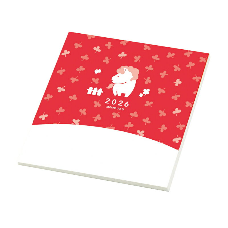 \販促品 ノベルティ グッズ お正月・干支・福袋/【2026干支メモ帳(午)】 ” 店舗や施設での簡易イベント企画に役立つ、縁日・お祭りセットなどに ”/” 法...