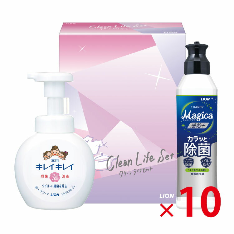 【送料無料（北海道・沖縄除く）】ライオン LION クリーンライフセット CLS-B 10個セット