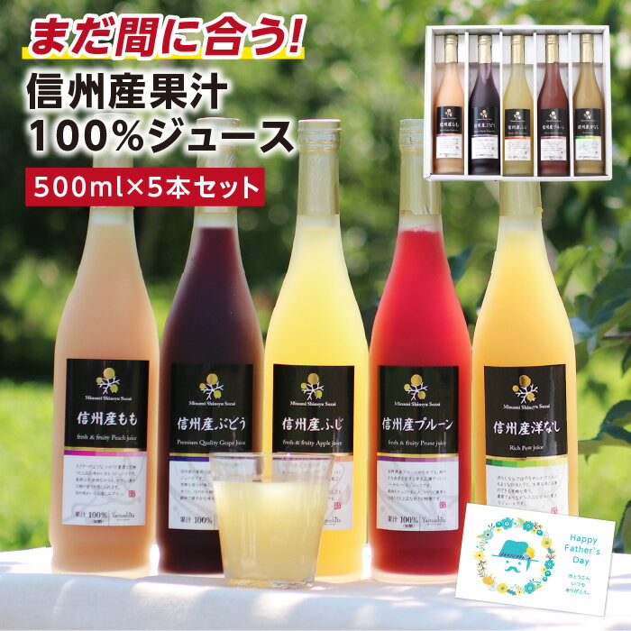まだ間に合う！父の日 信州産 果汁1