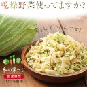 【送料無料】 乾燥野菜 国産 キャベツ きゃべつ 私の楽ベジ 100g 国産野菜 国産 乾燥キャベツ 乾燥きゃべつ ｜ ドライ野菜 干し野菜 ドライキャベツ ドライきゃべつ 常備菜 やさい 簡単 時短調理 保存食 非常食 仕送り 野菜不足解消 主婦の味方 生野菜約1kg分 1000円ポッキリ 2