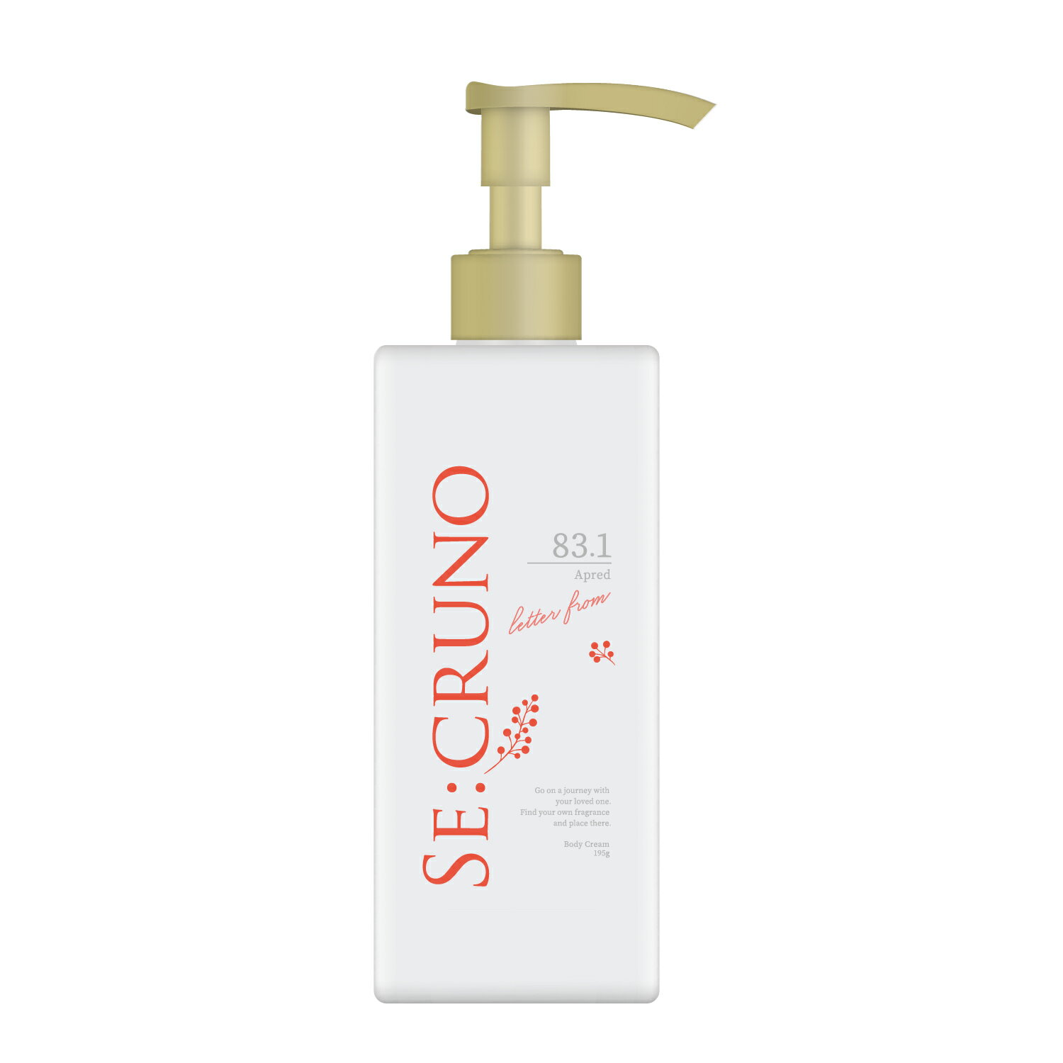 【公式】SE:CRUNO シークルーノ ボディクリーム アプレッド83.1 ＜アプリコットフラワーの香り＞ ボディケア 保湿 もちもち肌