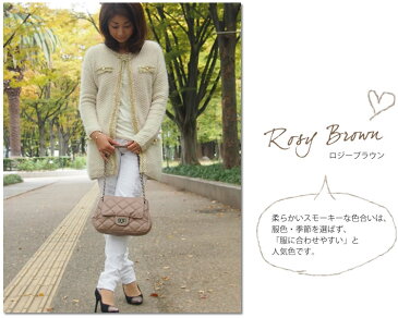 【訳ありアウトレット品】本革 キルティング チェーンバッグ【Betty】バッグ・小物・ブランド雑貨　ぷっくりキルティングがかわいい！