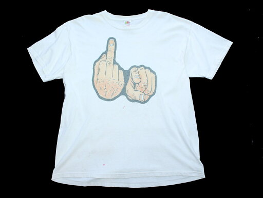 middle finger tee ミドルフィンガー tシャツ FUCK TEE middle finger tee ミドルフィンガー tシャツ FUCK TEE