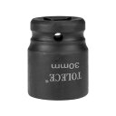 浅い衝撃ソケット トルクソケット 19mmドライブ 6ポイント Cr-Mo鋼 30mm