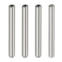 内部ねじダウエルピン M6 12x120 mm 面取りフラット 炭素鋼 円筒ピン ベッド本棚金具工業用ピン 4個
