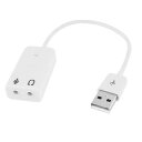 USBサウンドカード 7.1 チャネル USB 2.0 3D サウンドカード オーディオ アダプター ア