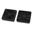 冷却ファン 防塵フィルター カバー プラスチック 2個 40mm PC コンピュータ ケースファン(2)