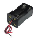 ソウテン uxcell 電池ケース 電池貯蓄ケースホルダー 製 ダブル側 4 x 1.5V 単三