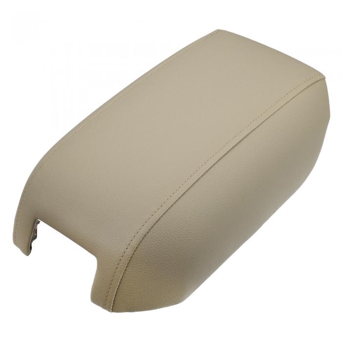 X AUTOHAUX センターコンソールカバー Volvoに対応 XC90に対応 2004-2014に対応 アームレストカバーのパッド交換 人口皮革 ベージュ