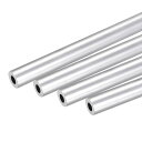 6063アルミ製チューブ 丸いチューブ パイプ 外径10 mm 内径5 mm 長さ250 mm 4本入