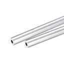 6063アルミ製チューブ 丸いチューブ パイプ 外径11 mm 内径5 mm 長さ250 mm 2本入