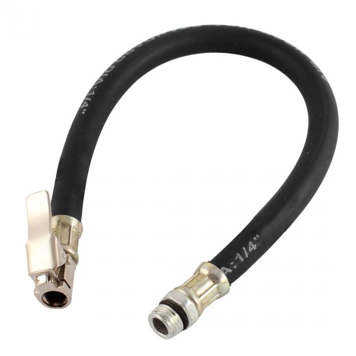 自転車用空気入れ 37cm長さ 12mm オス 空気 ポンプ タイヤ インフレータ用 ゴム ホース パイプ スレッド