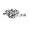 六角ボルト ナット ネジ プラスワッシャー付 304ステンレス鋼 M5 x 10mm 15セット入り
