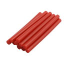グルーガンスティック 溶融グルースティック ホットメルトスティック グルーガン用 レッド 7x100mm DIY用 10個入
