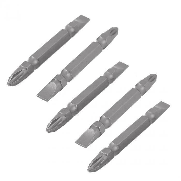 ドライバービット 磁気ドライバービット プラスマイナス電動ドライバービット 六角ヘッド 5個入り