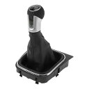 HOPESPANNER 2004-2009年用のVWに対応 Golf 5 MK5 GTI GTD向けの5速マニュアルギアシフトノブとカバー、プラスチック製の合成...
