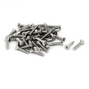 六角穴付きボルト フラットヘッド 六角ソケット 304ステンレス シルバートーン M4*20mm 60個入り