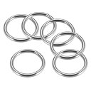 溶接Oリング 40 x 4mm ストラップ付き 丸型Oリング ステンレス鋼 6個入り